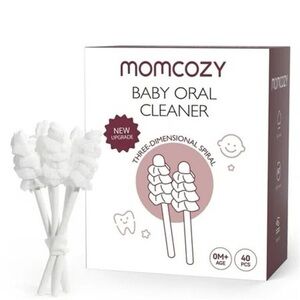 NWT Momcozy Baby Oral Cleaner, 40 Pieces, 0m+
